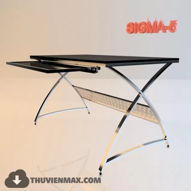 Table + Chair Childroom 3D Models – 057