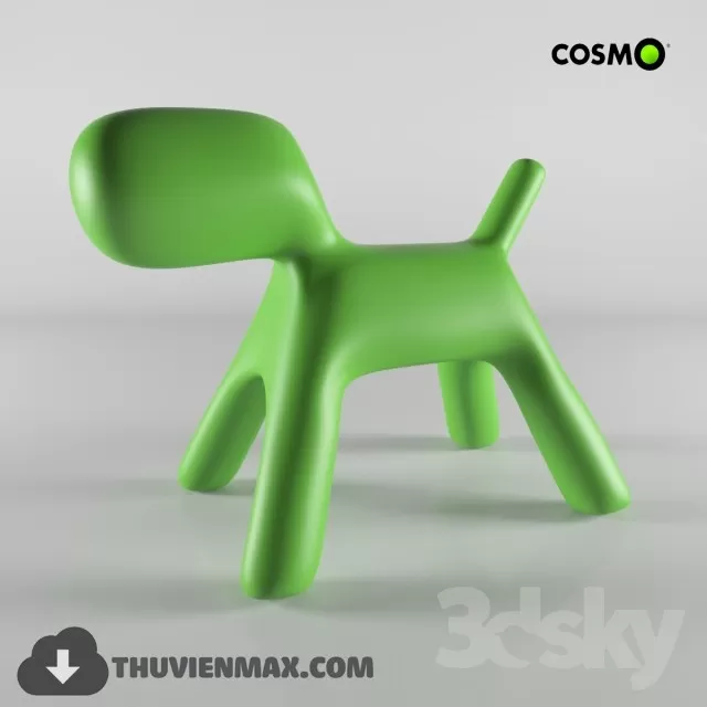 Table + Chair Childroom 3D Models – 059