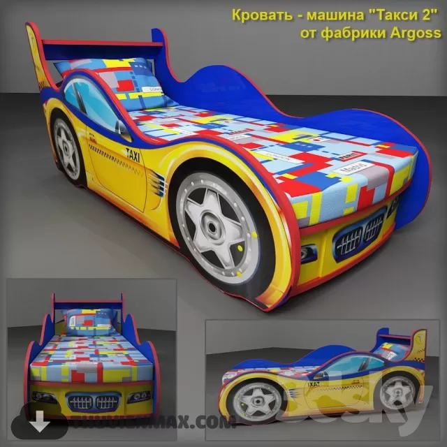 Bed Childroom 3D Models – 053