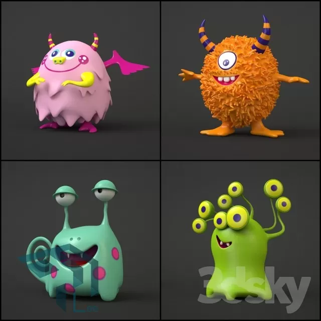 Toy Childroom 3D Models – 204