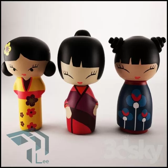 Toy Childroom 3D Models – 206