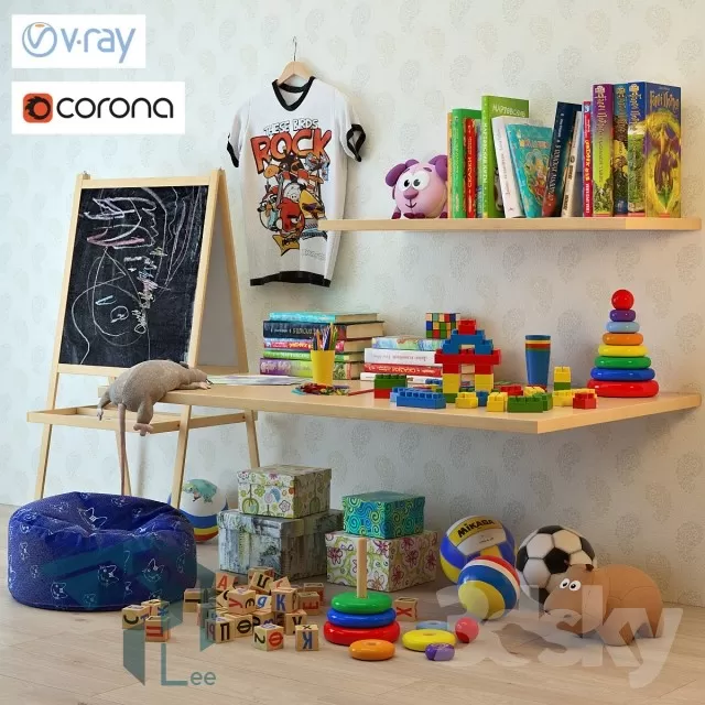 Toy Childroom 3D Models – 227