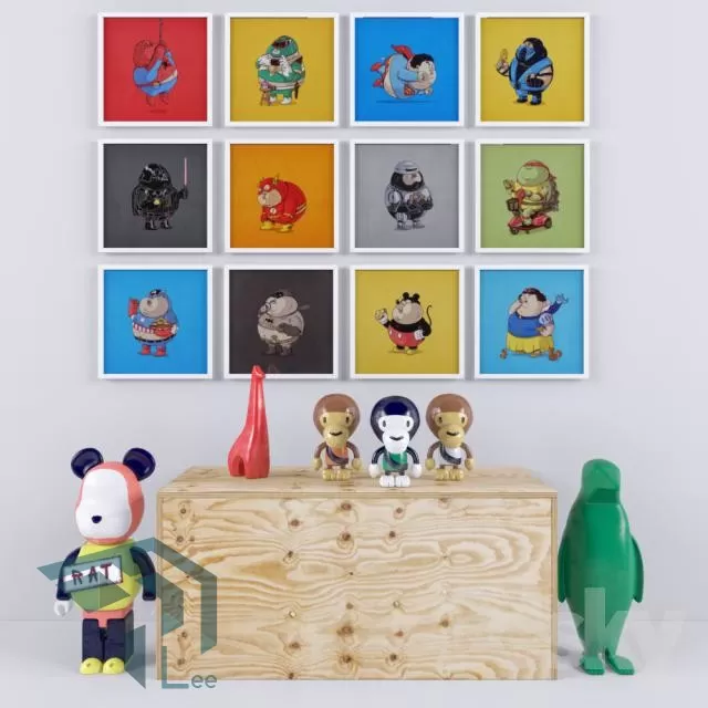 Toy Childroom 3D Models – 248