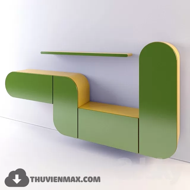 Wardrobe Childroom 3D Models – 007