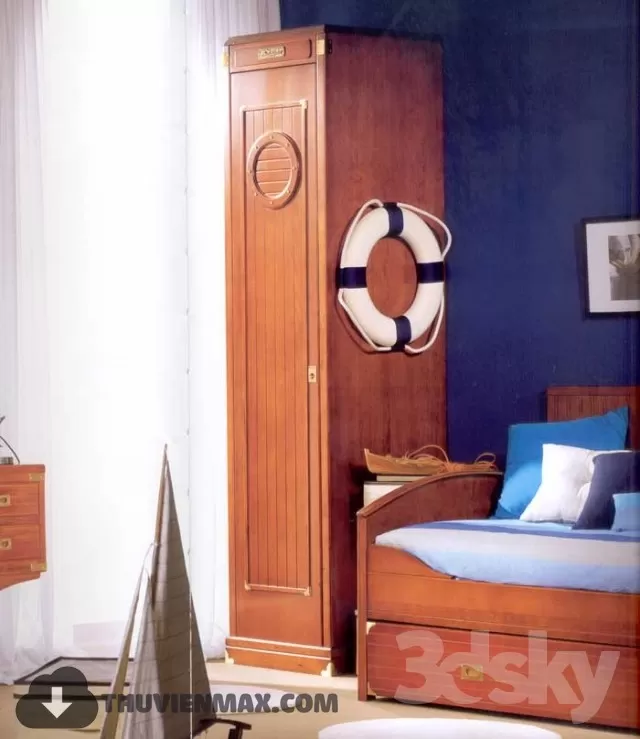 Wardrobe Childroom 3D Models – 013