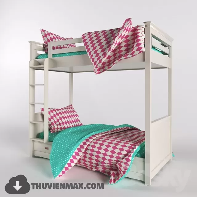 Bed Childroom 3D Models – 071