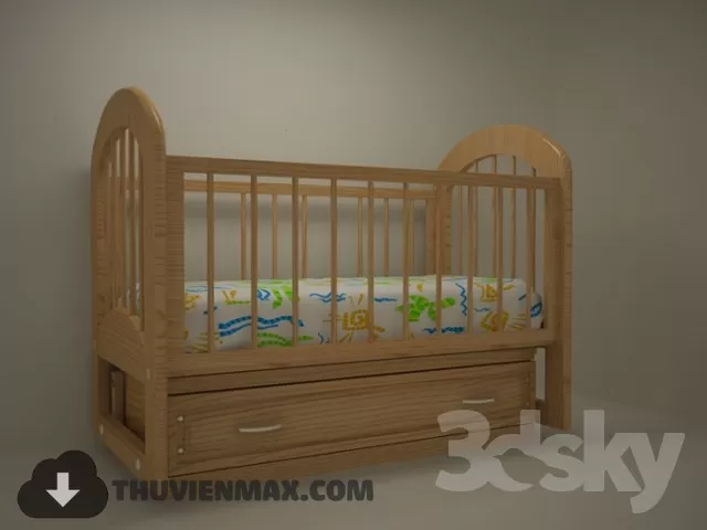 Bed Childroom 3D Models – 091