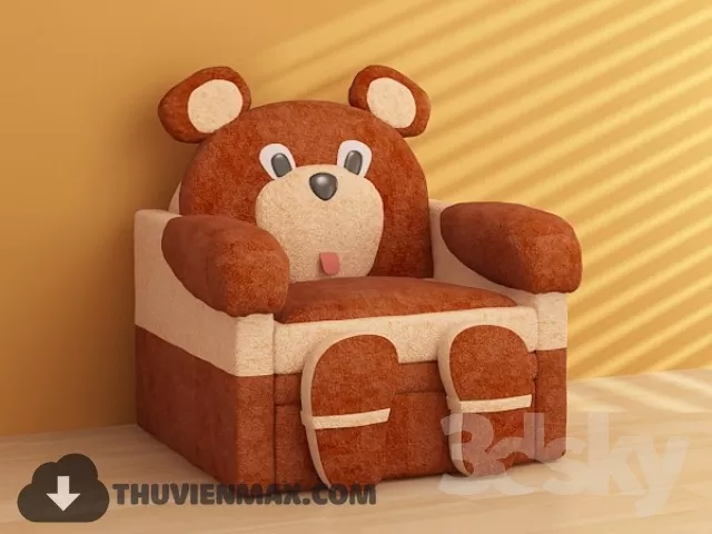 Bed Childroom 3D Models – 093