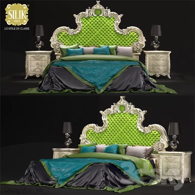 DECOR HELPER – CLASSIC – BED 3D MODELS – 104
