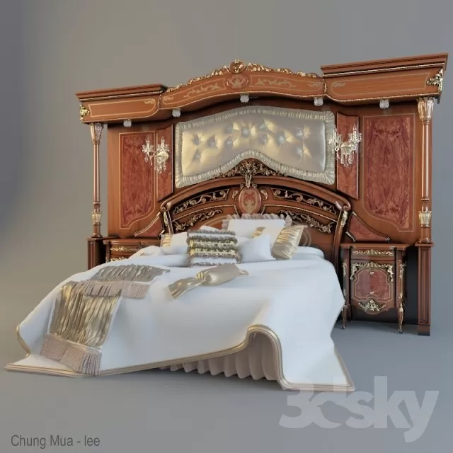 DECOR HELPER – CLASSIC – BED 3D MODELS – 118