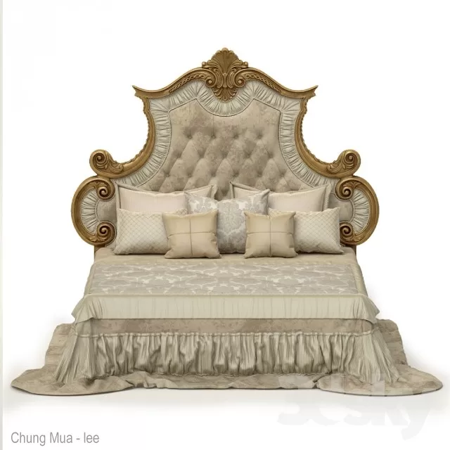 DECOR HELPER – CLASSIC – BED 3D MODELS – 125