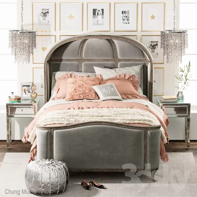 DECOR HELPER – CLASSIC – BED 3D MODELS – 128