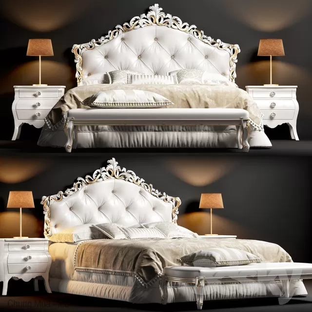 DECOR HELPER – CLASSIC – BED 3D MODELS – 137