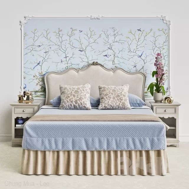 DECOR HELPER – CLASSIC – BED 3D MODELS – 24