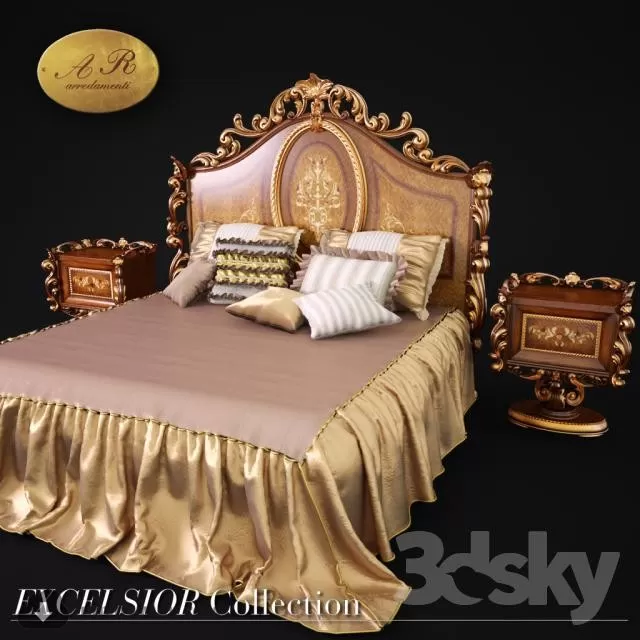 DECOR HELPER – CLASSIC – BED 3D MODELS – 28