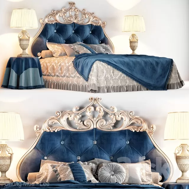 DECOR HELPER – CLASSIC – BED 3D MODELS – 37