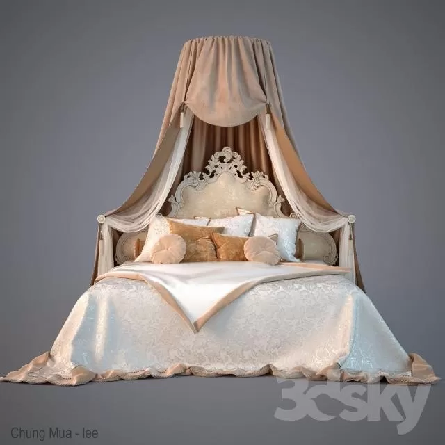 DECOR HELPER – CLASSIC – BED 3D MODELS – 60