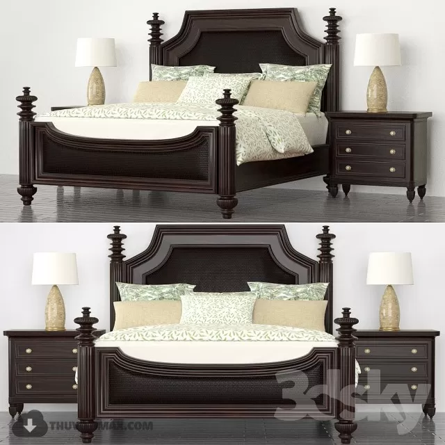 DECOR HELPER – CLASSIC – BED 3D MODELS – 7