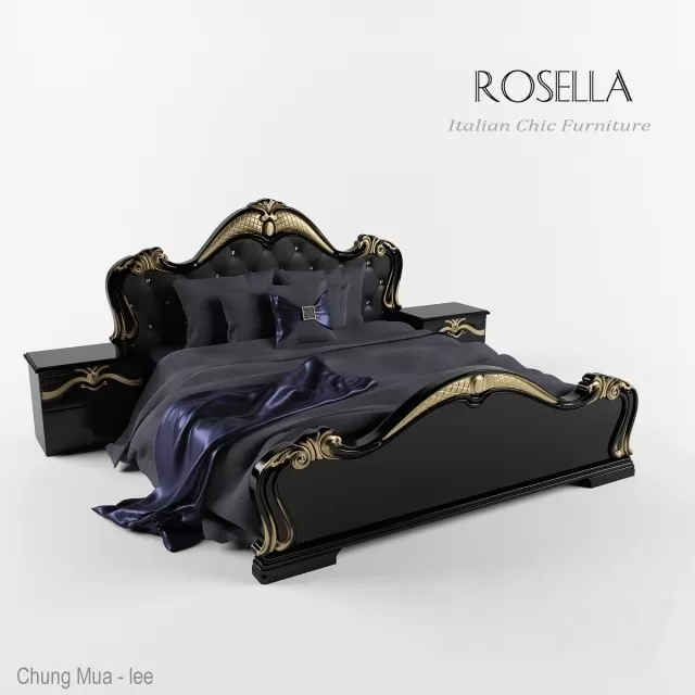 DECOR HELPER – CLASSIC – BED 3D MODELS – 73