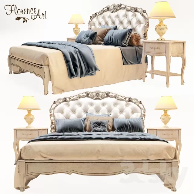 DECOR HELPER – CLASSIC – BED 3D MODELS – 1