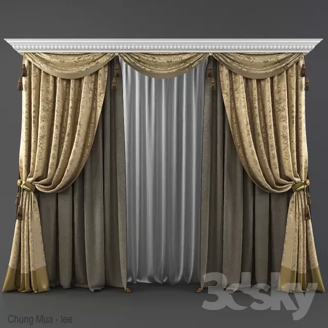 DECOR HELPER – CLASSIC – CURTAIN 3D MODELS – 7