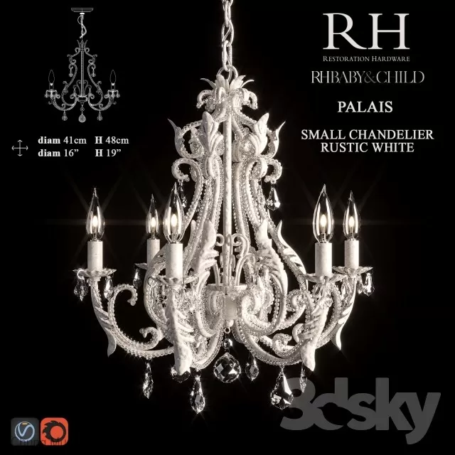 DECOR HELPER – CLASSIC – LIGHT – CEILING 3D MODELS – 148