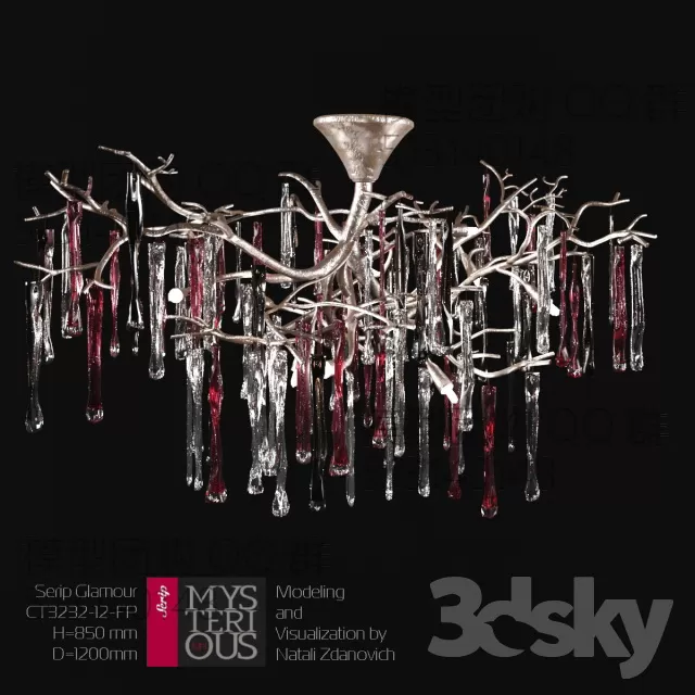 DECOR HELPER – CLASSIC – LIGHT – CEILING 3D MODELS – 7