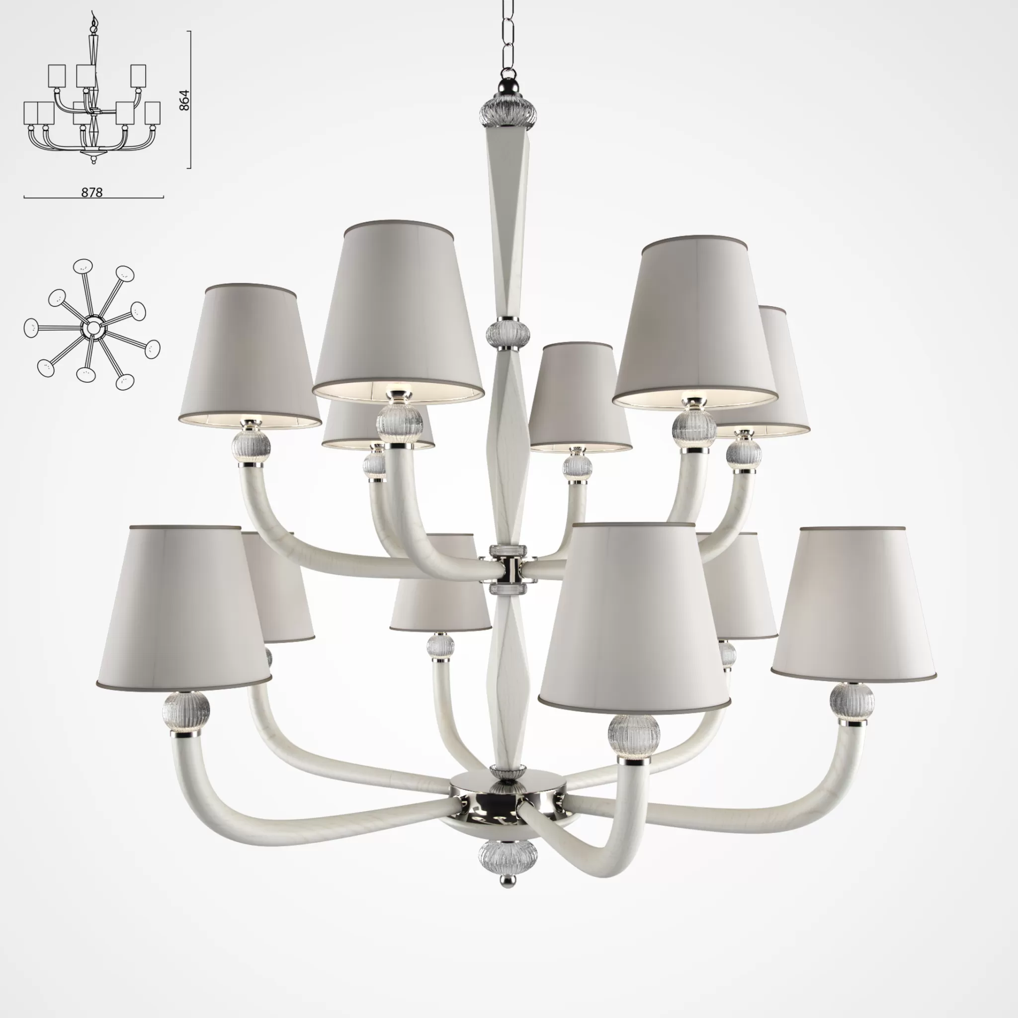 DECOR HELPER – CLASSIC – LIGHT – CEILING 3D MODELS – 85