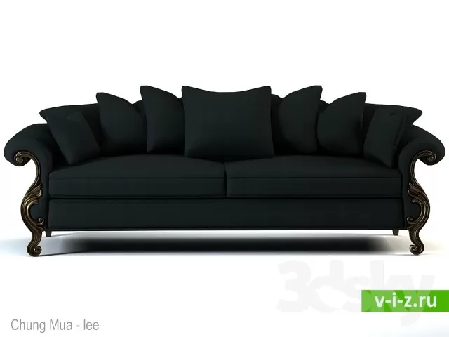 DECOR HELPER – CLASSIC – LIVINGROOM – SOFA – LONG 3D MODELS – 160