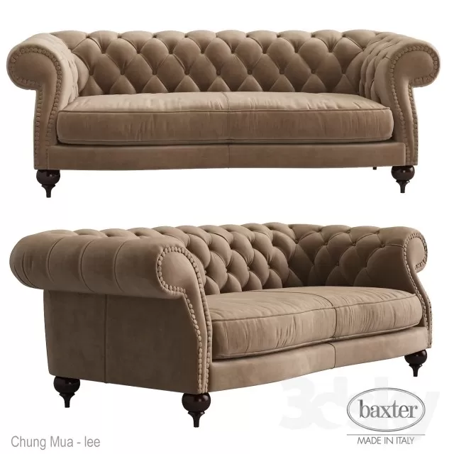 DECOR HELPER – CLASSIC – LIVINGROOM – SOFA – LONG 3D MODELS – 190