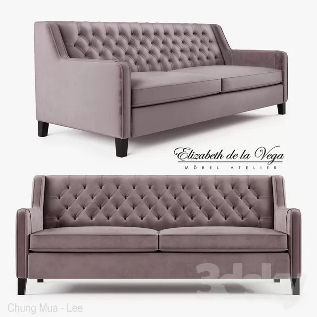 DECOR HELPER – CLASSIC – LIVINGROOM – SOFA – LONG 3D MODELS – 21