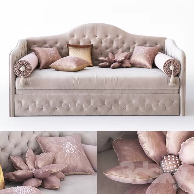 DECOR HELPER – CLASSIC – LIVINGROOM – SOFA – LONG 3D MODELS – 28