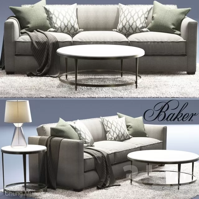 DECOR HELPER – CLASSIC – LIVINGROOM – SOFA – LONG 3D MODELS – 55