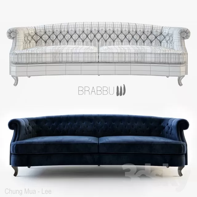 DECOR HELPER – CLASSIC – LIVINGROOM – SOFA – LONG 3D MODELS – 56