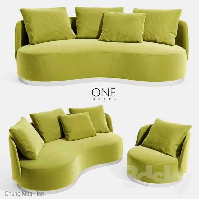 DECOR HELPER – CLASSIC – LIVINGROOM – SOFA – LONG 3D MODELS – 68