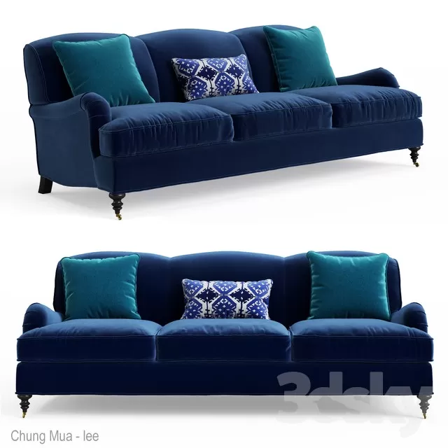 DECOR HELPER – CLASSIC – LIVINGROOM – SOFA – LONG 3D MODELS – 82