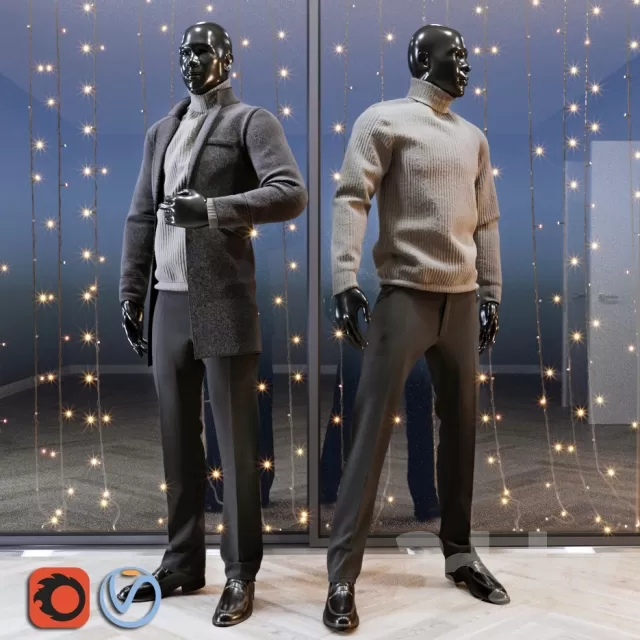 CLOTHES AND SHOES 3D MODELS – 103