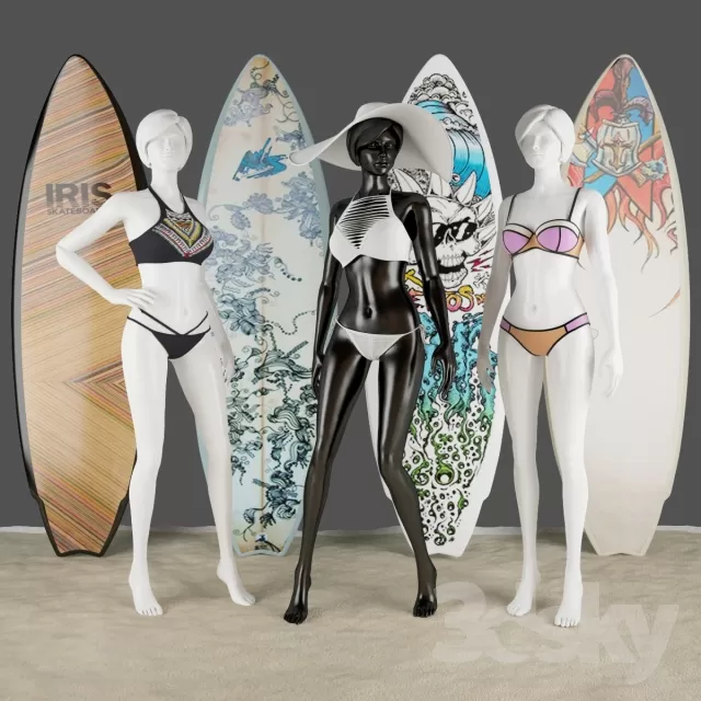 CLOTHES AND SHOES 3D MODELS – 014