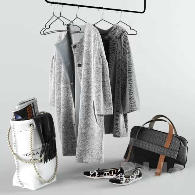 CLOTHES AND SHOES 3D MODELS – 003