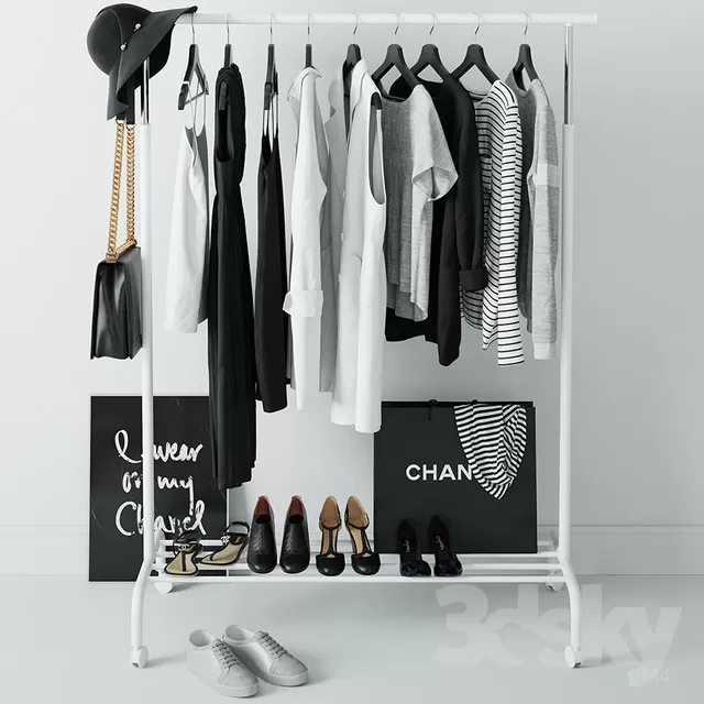 CLOTHES AND SHOES 3D MODELS – 029