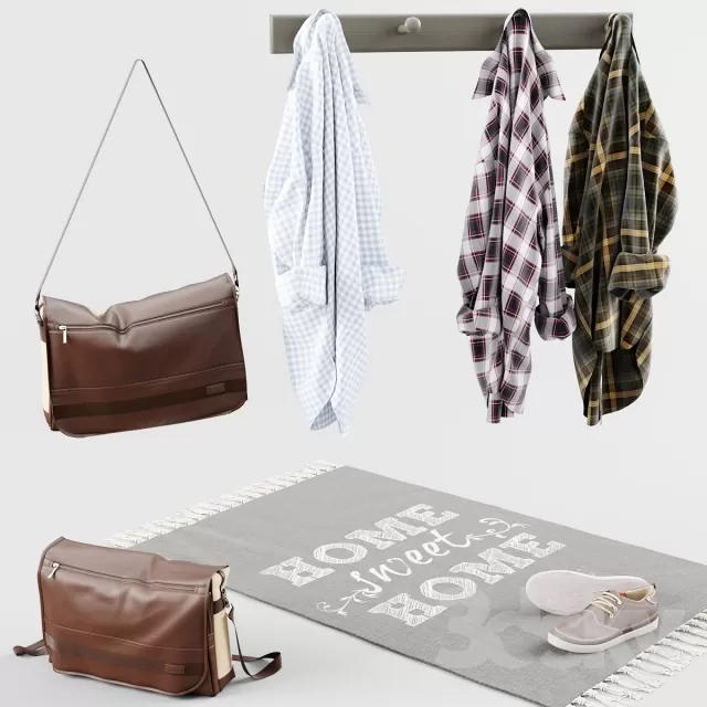 CLOTHES AND SHOES 3D MODELS – 050