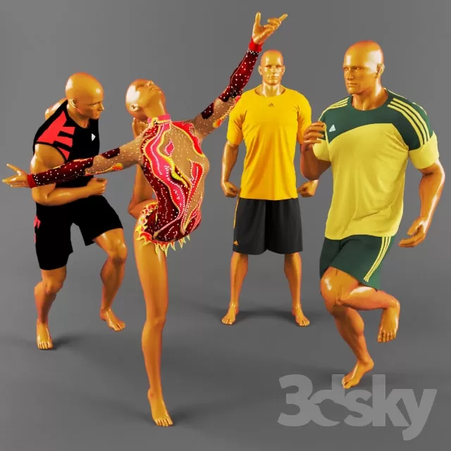 CLOTHES AND SHOES 3D MODELS – 065