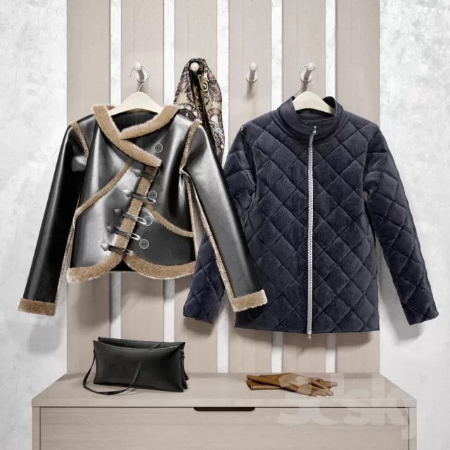 CLOTHES AND SHOES 3D MODELS – 067