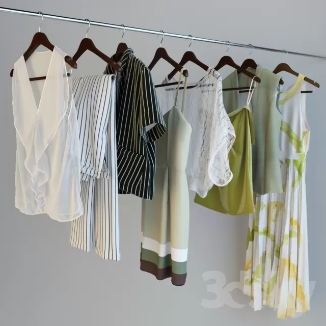 CLOTHES AND SHOES 3D MODELS – 081