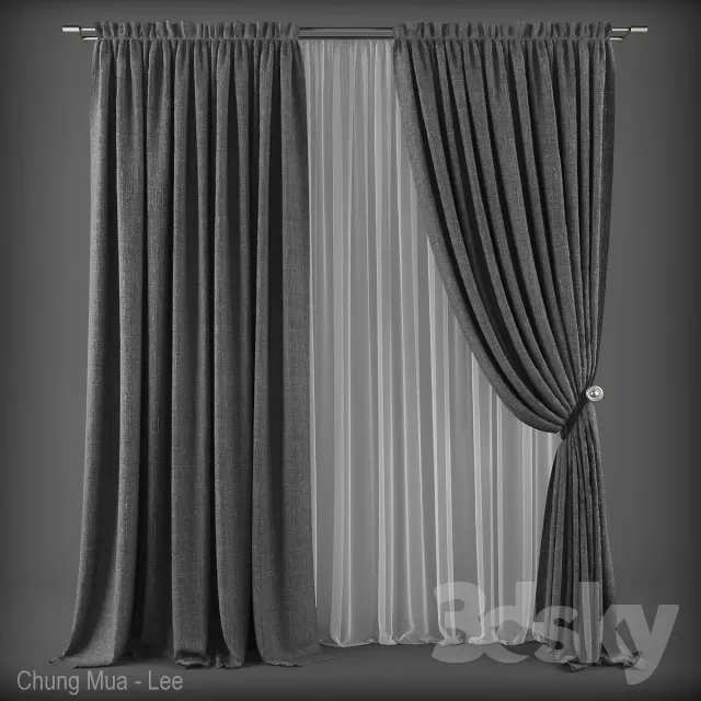 DECOR HELPER – CURTAIN 3D MODELS – 2