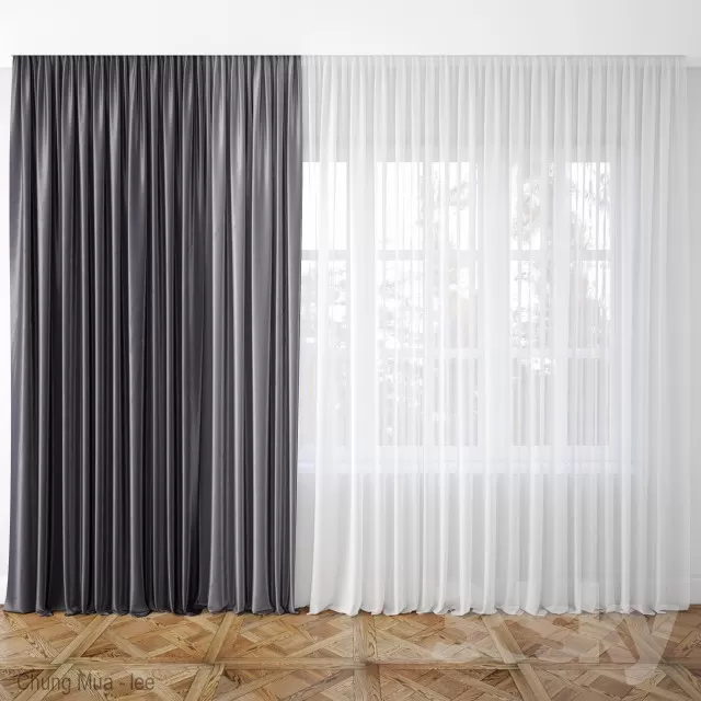 DECOR HELPER – CURTAIN 3D MODELS – 102
