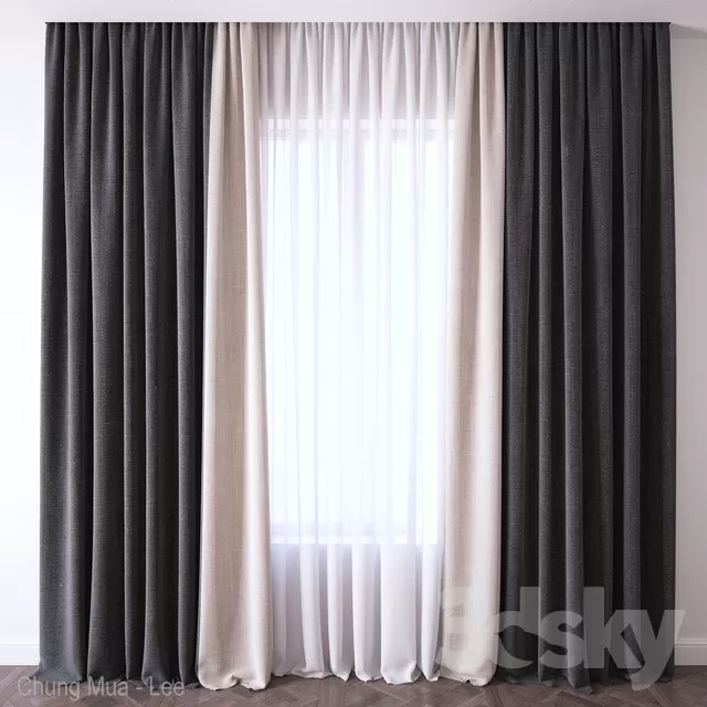 DECOR HELPER – CURTAIN 3D MODELS – 19