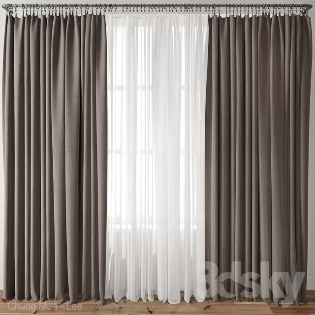 DECOR HELPER – CURTAIN 3D MODELS – 24