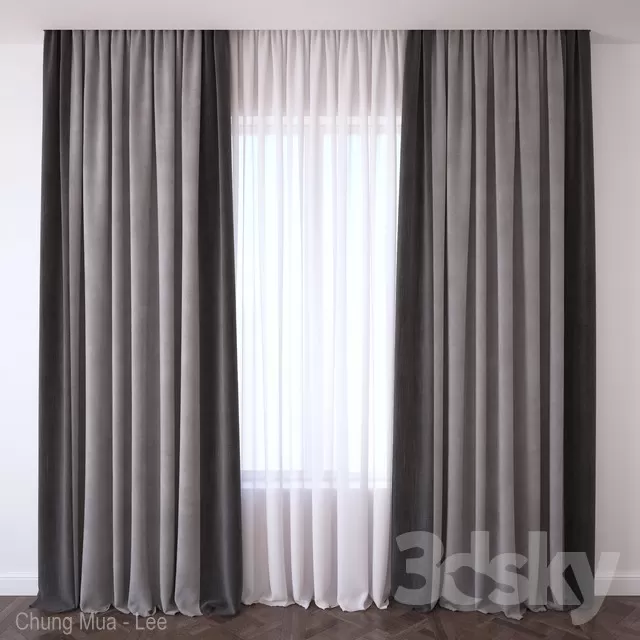 DECOR HELPER – CURTAIN 3D MODELS – 25