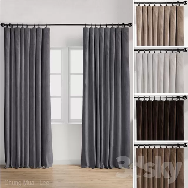 DECOR HELPER – CURTAIN 3D MODELS – 31
